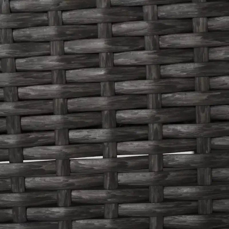 Christopher Knight Home Canapé d'angle d'extérieur 3 pièces en osier Santa Rosa gris/gris clair