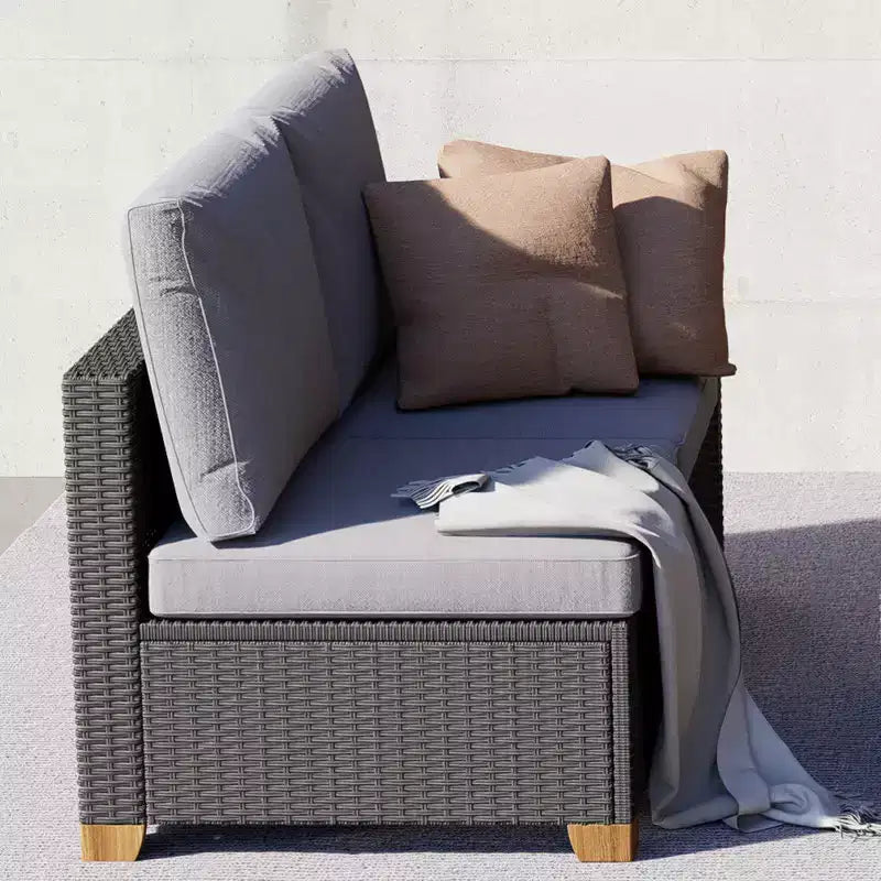 GRANDPATIO Causeuse d'extérieur en osier
