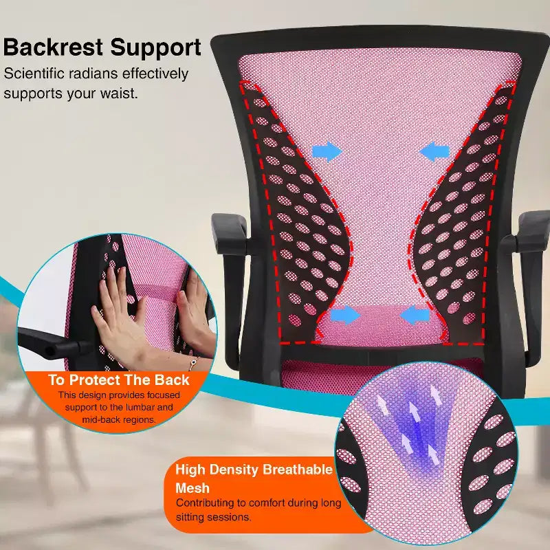Chaise de Dessin Chaise de Bureau Haute avec Hauteur Réglable et Dossier en Maille Respirante