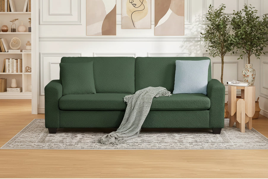 COZONY 83'' Modern Sofa  Deep Seat Couch with Wide Armrests, Washable Cover & Plush Cloud Comfortgrey