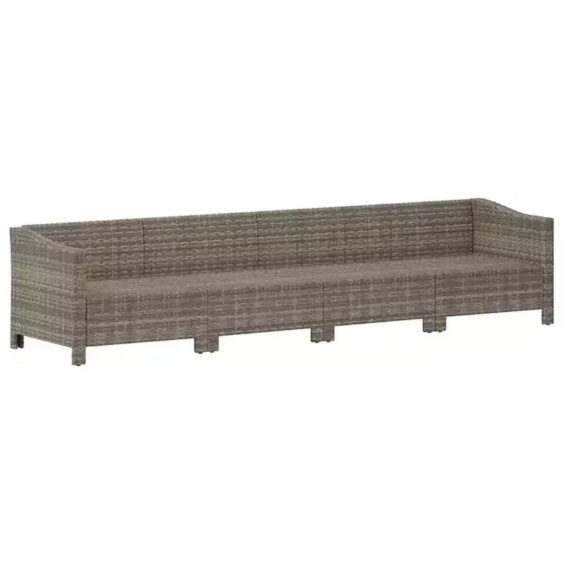 vidaXL Salon de jardin gris
