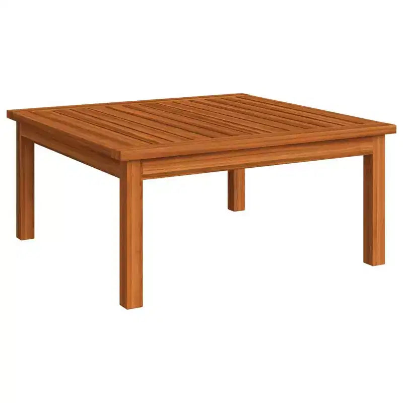vidaXL Salon de jardin modulaire crème en bois d'acacia massif Medium