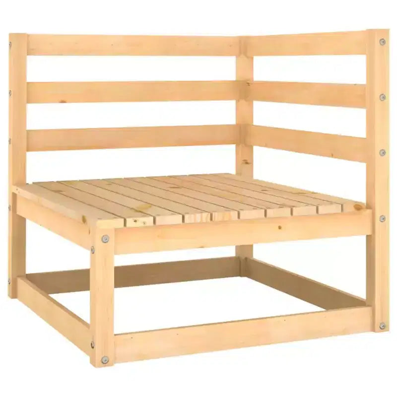 vidaXL Salon de jardin modulaire en pin massif moyenne taille