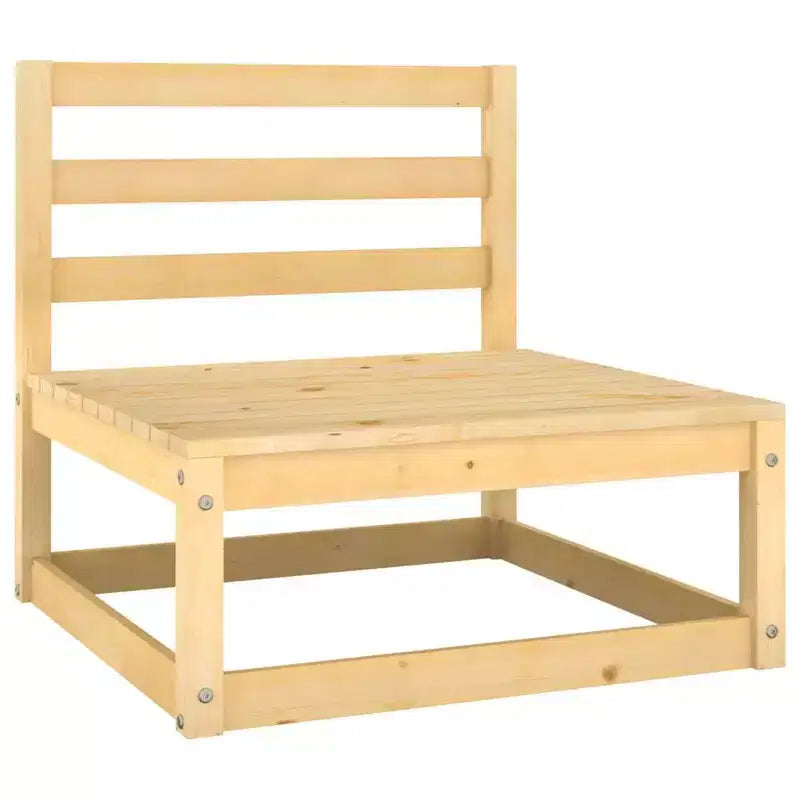 vidaXL Salon de jardin modulaire en pin massif moyenne taille