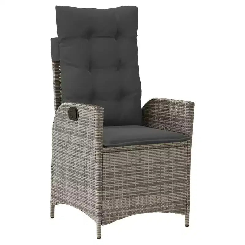 vidaXL Salon de jardin gris