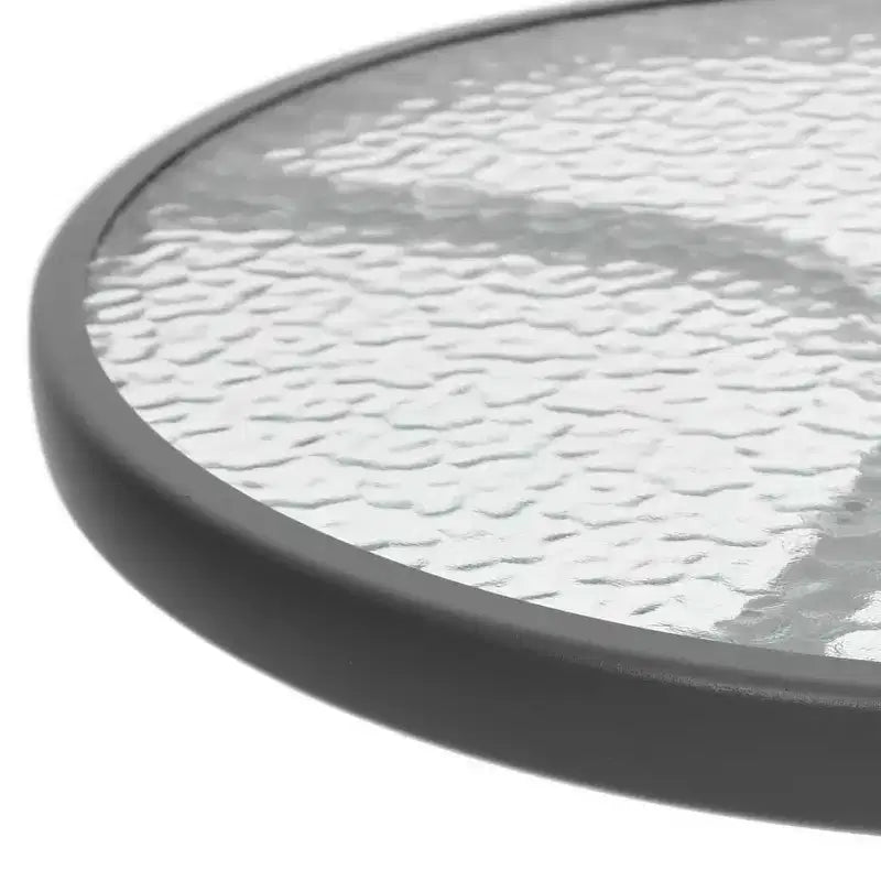 vidaXL Salon de jardin noir et anthracite