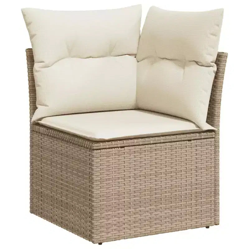 vidaXL Salon de jardin beige