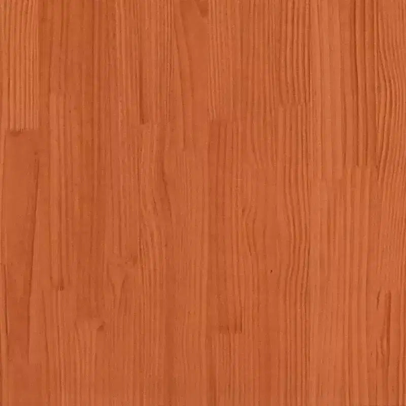 vidaXL Canapé de jardin Marron cire Bois de pin massif 2 places Modulable