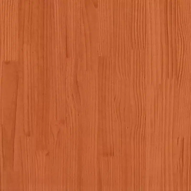 vidaXL Canapé de jardin Marron cire Bois de pin massif Moyen Modulaire
