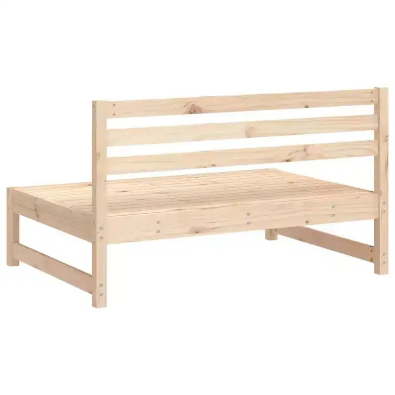Canapé d'angle d'extérieur vidaXL - Bois de pin massif - Design rustique - Pour jardin, terrasse, balcon - 120 x 84 x 70 cm