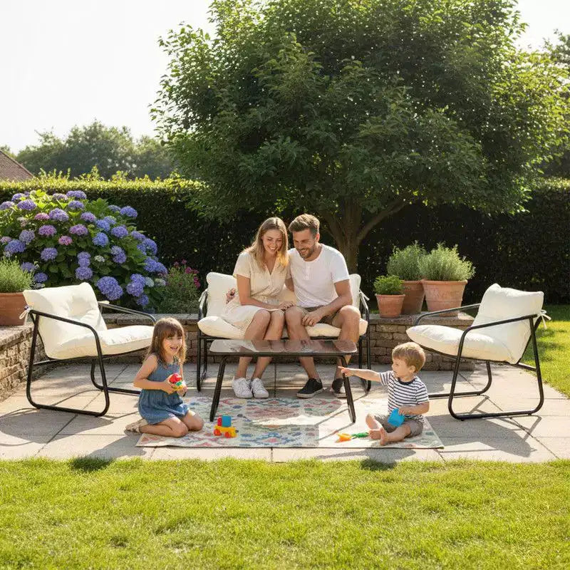 Ensemble de mobilier de patio 4 pièces