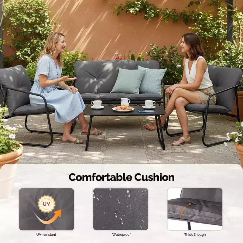 Ensemble de mobilier de patio 4 pièces