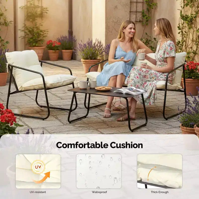 Ensemble de mobilier de patio 4 pièces