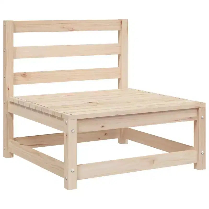 vidaXL Ensemble de canapés de jardin modulable en bois de pin massif Grand modèle