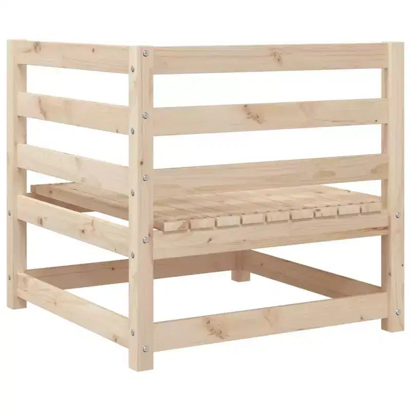 vidaXL Ensemble de canapés de jardin modulable en bois de pin massif Grand modèle