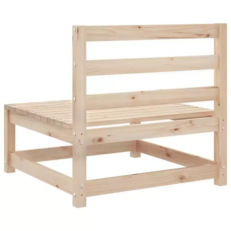 vidaXL Ensemble de canapés de jardin modulable en bois de pin massif Grand modèle