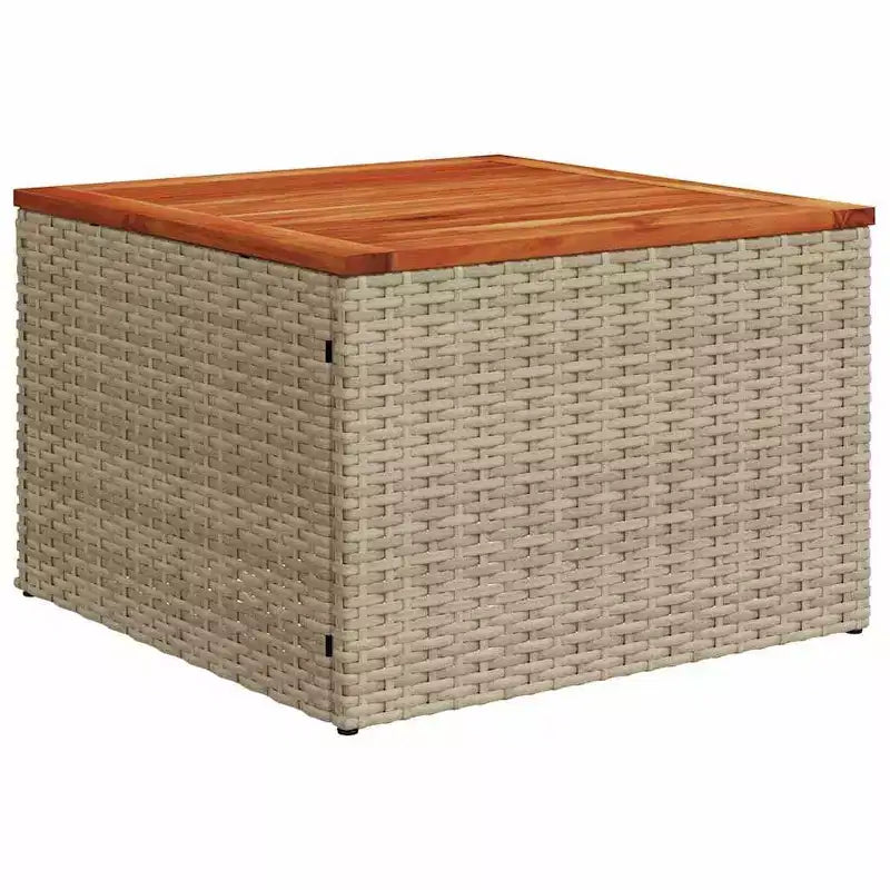 vidaXL Salon de jardin 8 pièces avec coussins, modulable en poly rotin, plusieurs coloris