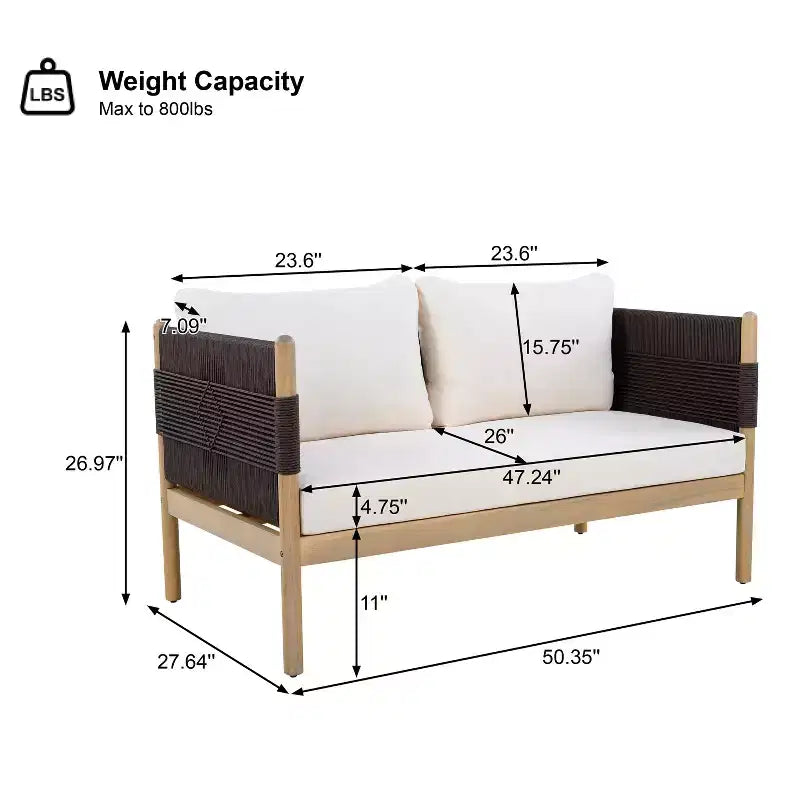Christopher Knight Home Dahyun, ensemble de 4 sièges d'extérieur modernes en bois d'acacia avec table à lattes