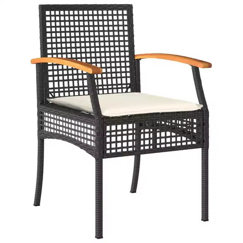 vidaXL Ensemble repas de jardin avec coussins - Design moderne