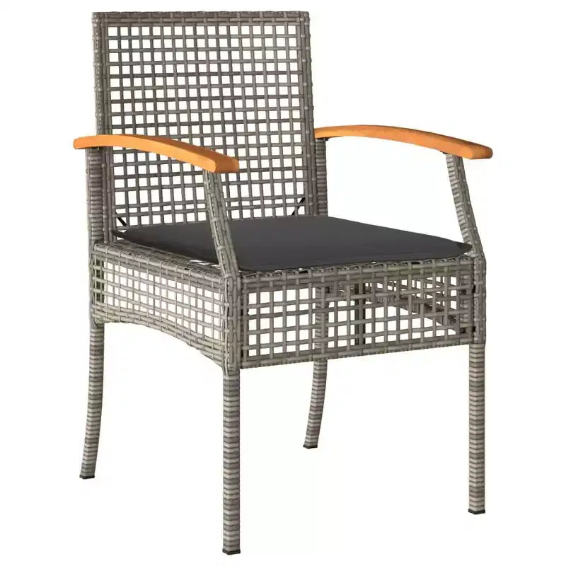 vidaXL Ensemble repas de jardin avec coussins - Design moderne