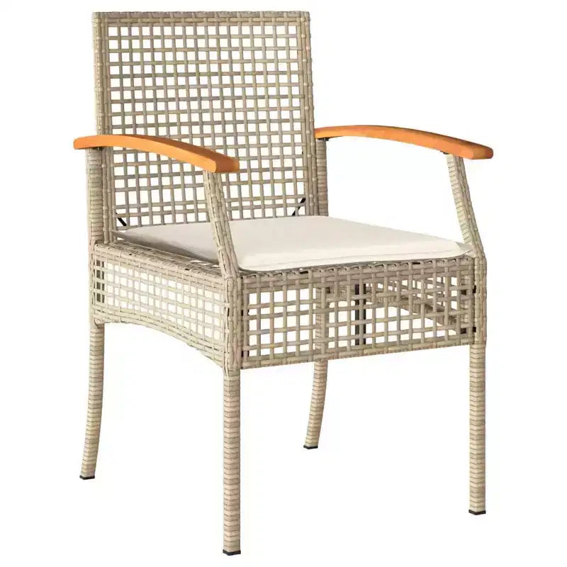 vidaXL Ensemble repas de jardin avec coussins - Design moderne