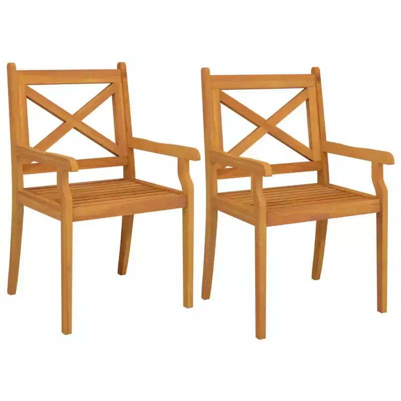vidaXL Ensemble de salle à manger d'extérieur en bois d'acacia massif