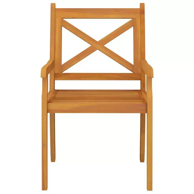vidaXL Ensemble de salle à manger d'extérieur en bois d'acacia massif