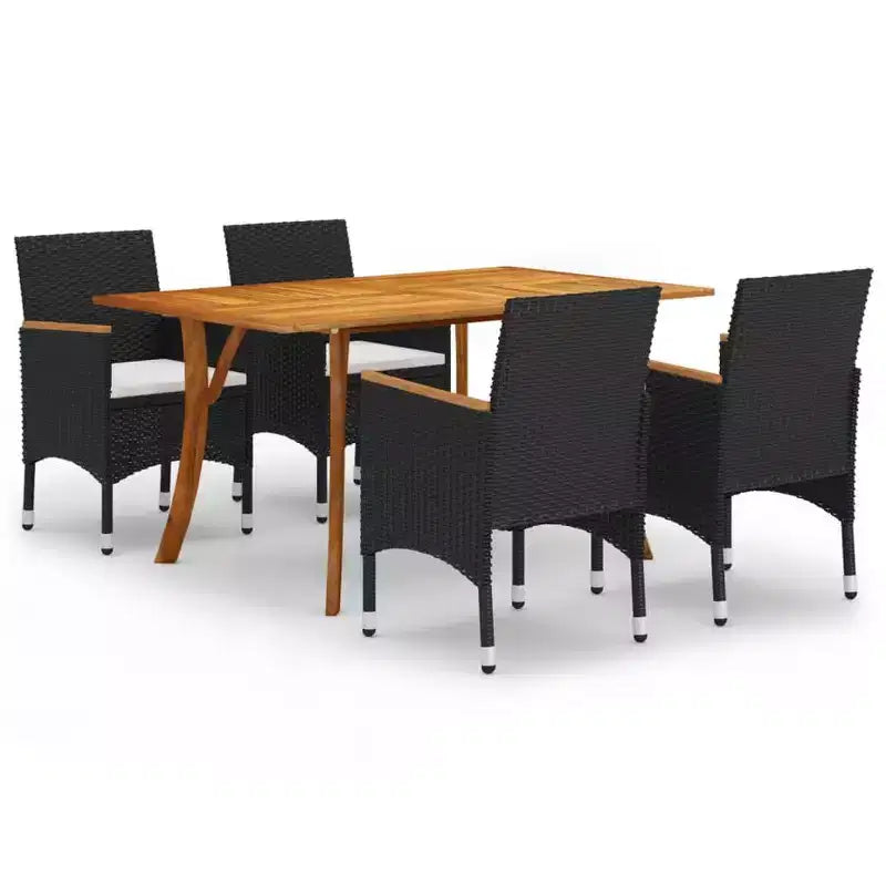 vidaXL Patio Dining Set with Cushions