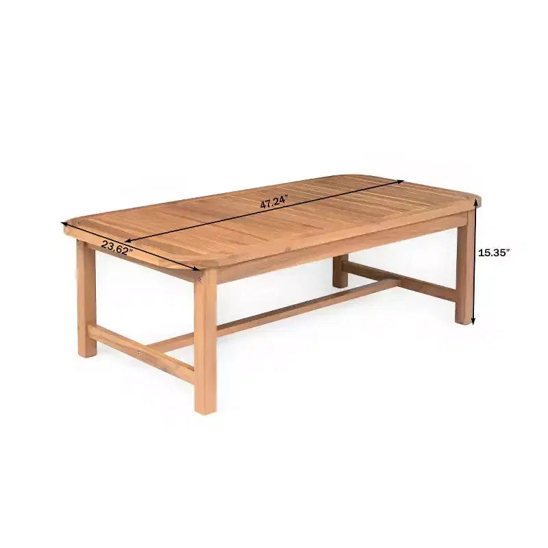 Christopher Knight Home Winona Ensemble de salon de jardin 5 pièces en bois d'acacia et osier avec table basse à lattes de style ferme