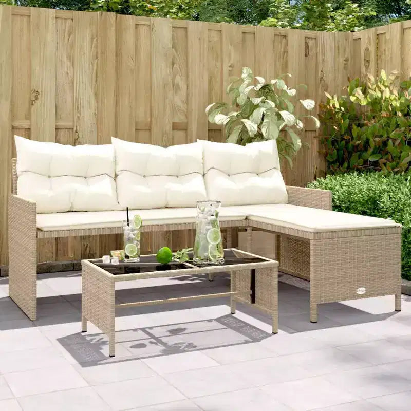 vidaXL Canapé de jardin