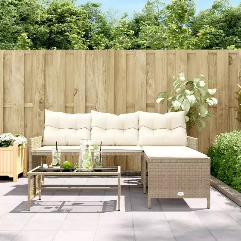 vidaXL Canapé de jardin