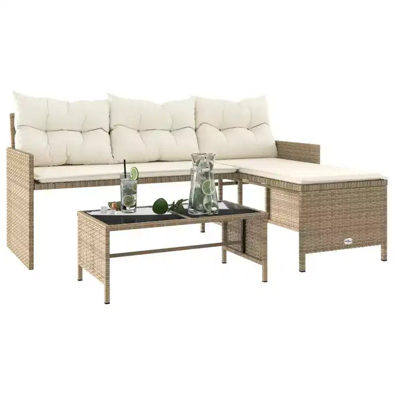 vidaXL Canapé de jardin