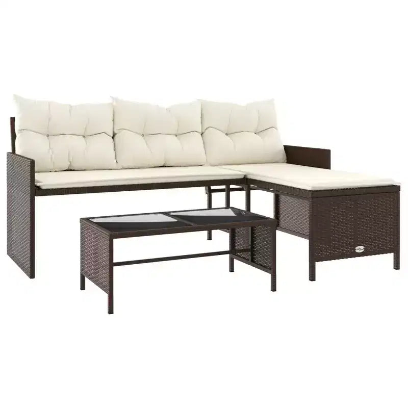 vidaXL Canapé de jardin
