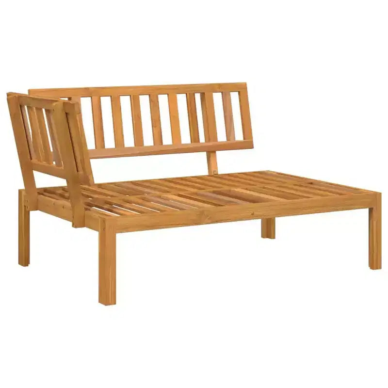 vidaXL Canapé de jardin Bois d'acacia massif Coussins