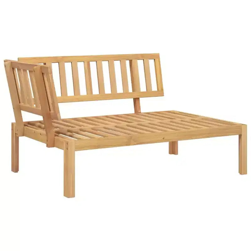 vidaXL Canapé de jardin Bois d'acacia massif Coussins