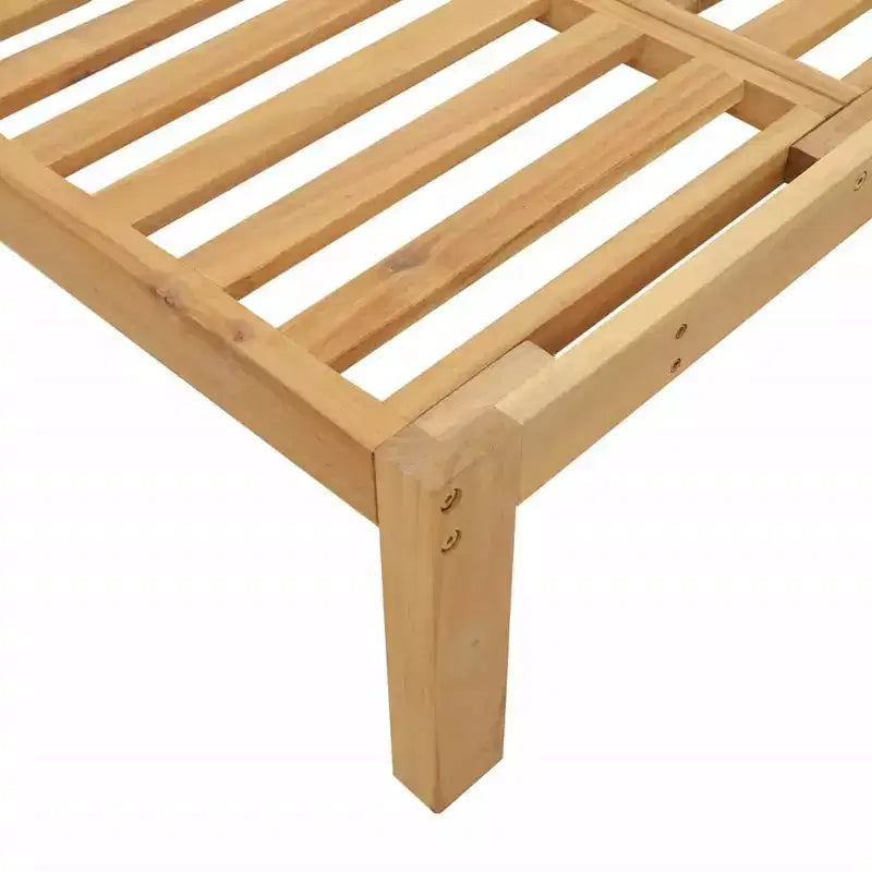 vidaXL Canapé de jardin Bois d'acacia massif Coussins