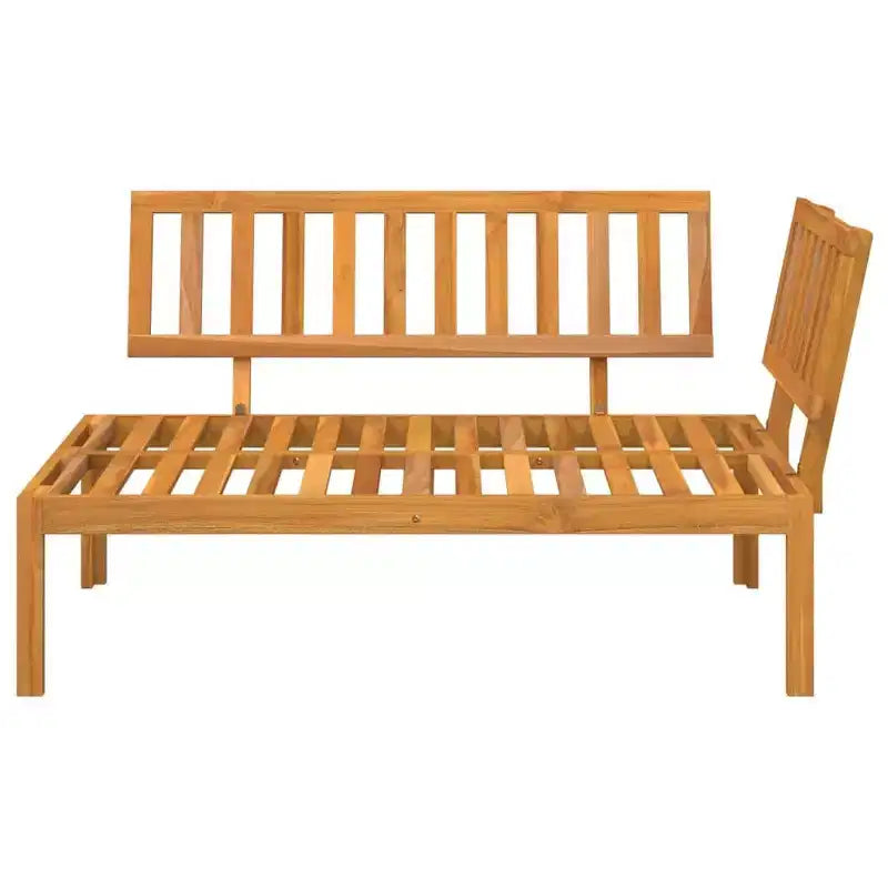 vidaXL Canapé de jardin Bois d'acacia massif Coussins