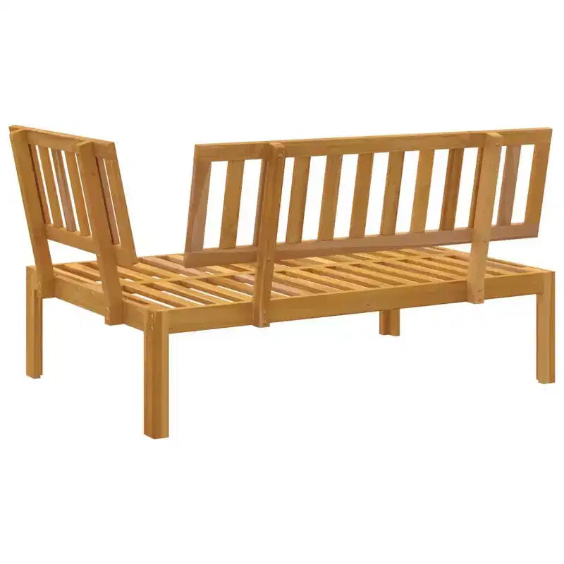 vidaXL Canapé de jardin Bois d'acacia massif Coussins