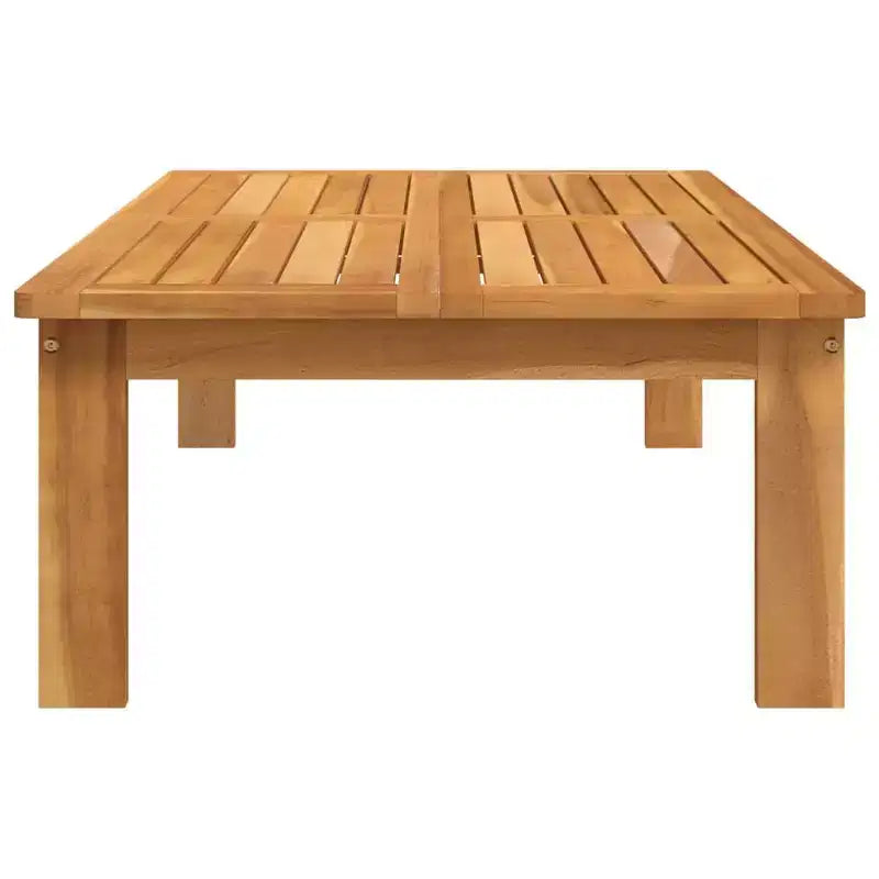 vidaXL Canapé de jardin Bois d'acacia massif Coussins