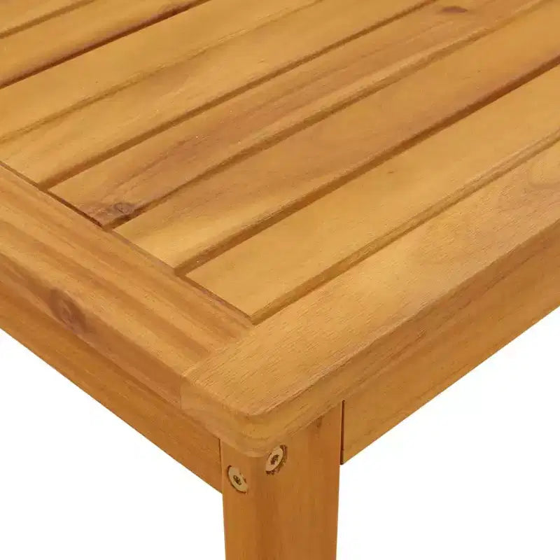 vidaXL Canapé de jardin Bois d'acacia massif Coussins