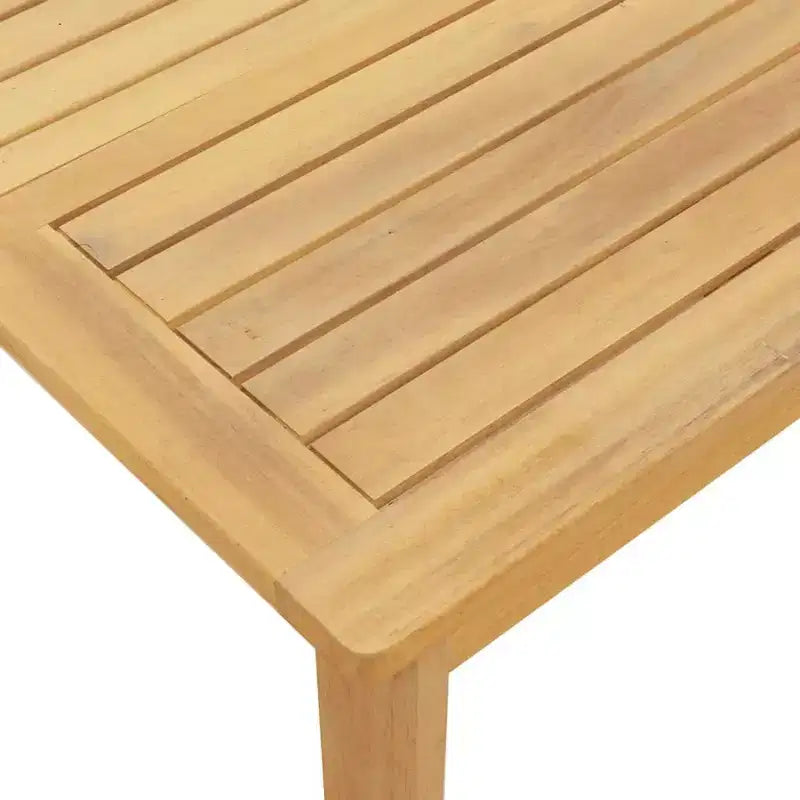 vidaXL Canapé de jardin Bois d'acacia massif Coussins