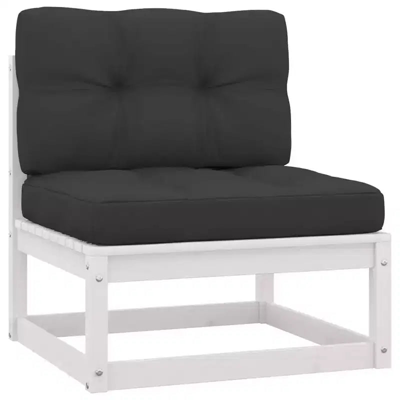 vidaXL Canapé de jardin Bois de pin massif Grand Canapé de jardin durable