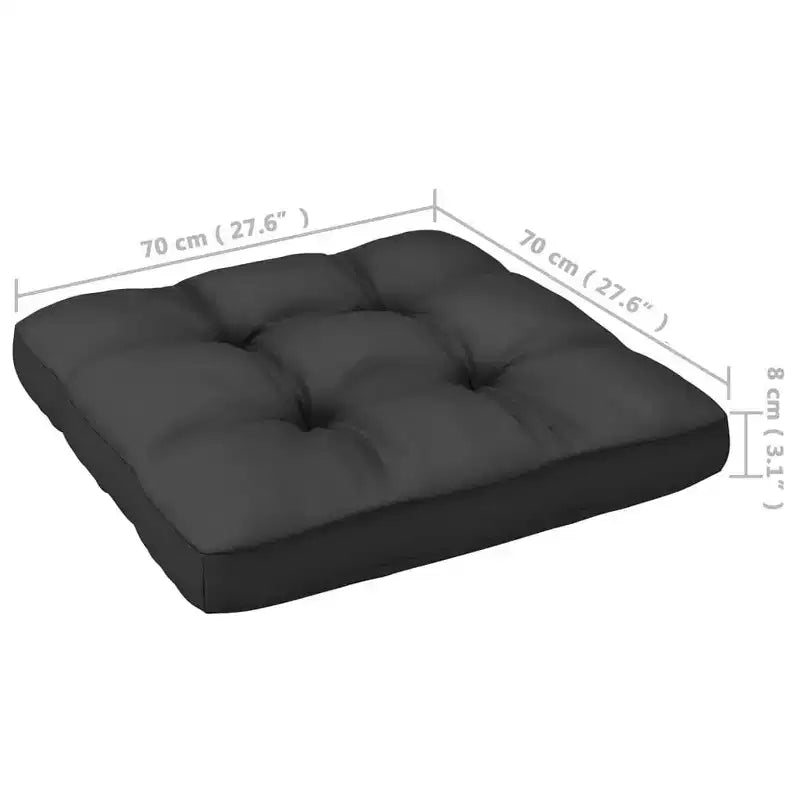 vidaXL Canapé de jardin Bois de pin massif Grand Canapé de jardin durable