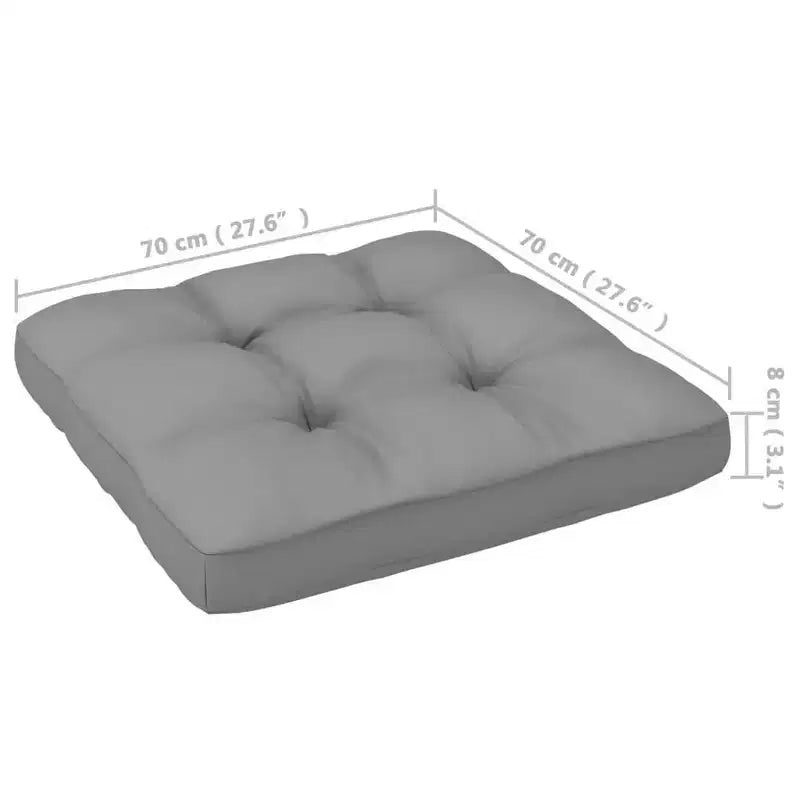 vidaXL Canapé de jardin Bois de pin massif Grand Canapé de jardin durable