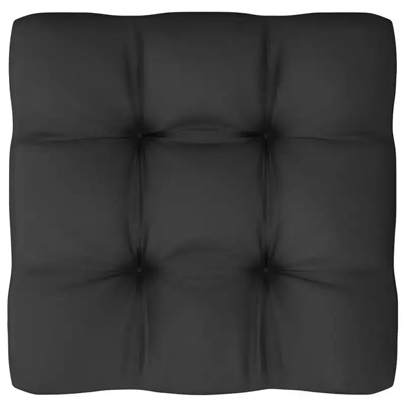 vidaXL Canapé de jardin modulable 4 places en pin massif et tissu