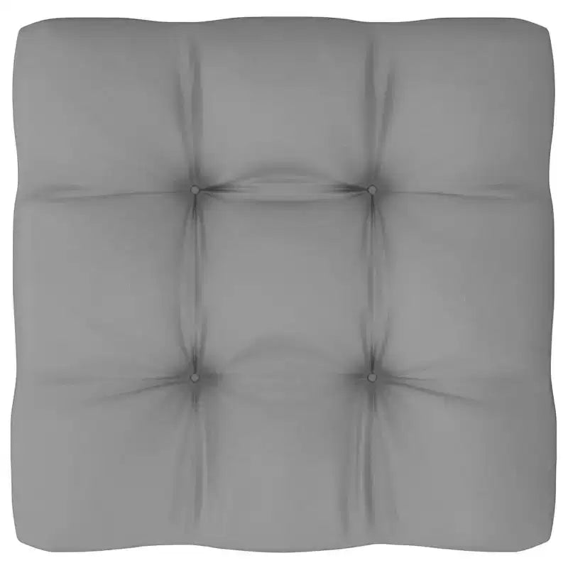 vidaXL Canapé de jardin modulable 4 places en pin massif et tissu