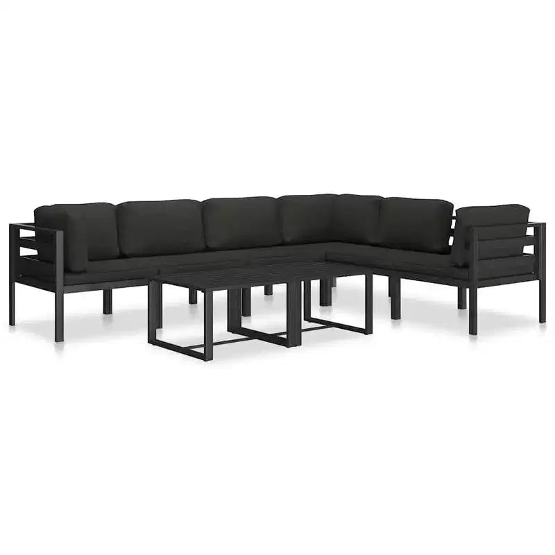 vidaXL Canapé d'angle Aluminium 70 x 70 x 64,5 cm