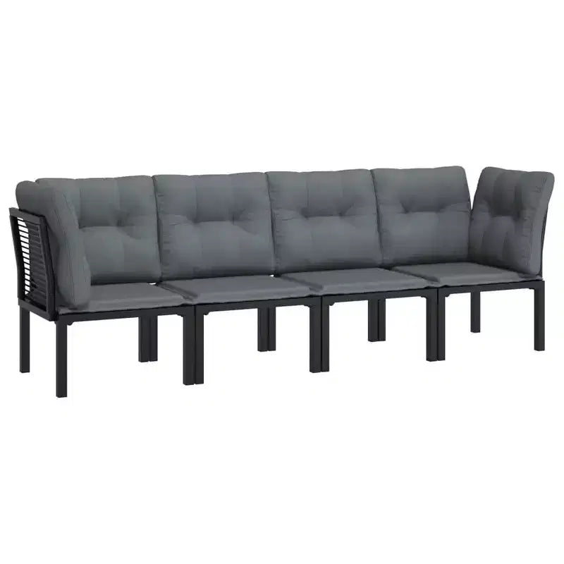 vidaXL Coffee Table Steel Outdoor Garden Terrace Furniture Modern Patio