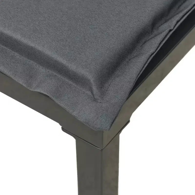 vidaXL Table basse Acier Extérieur Jardin Terrasse Mobilier Patio Moderne