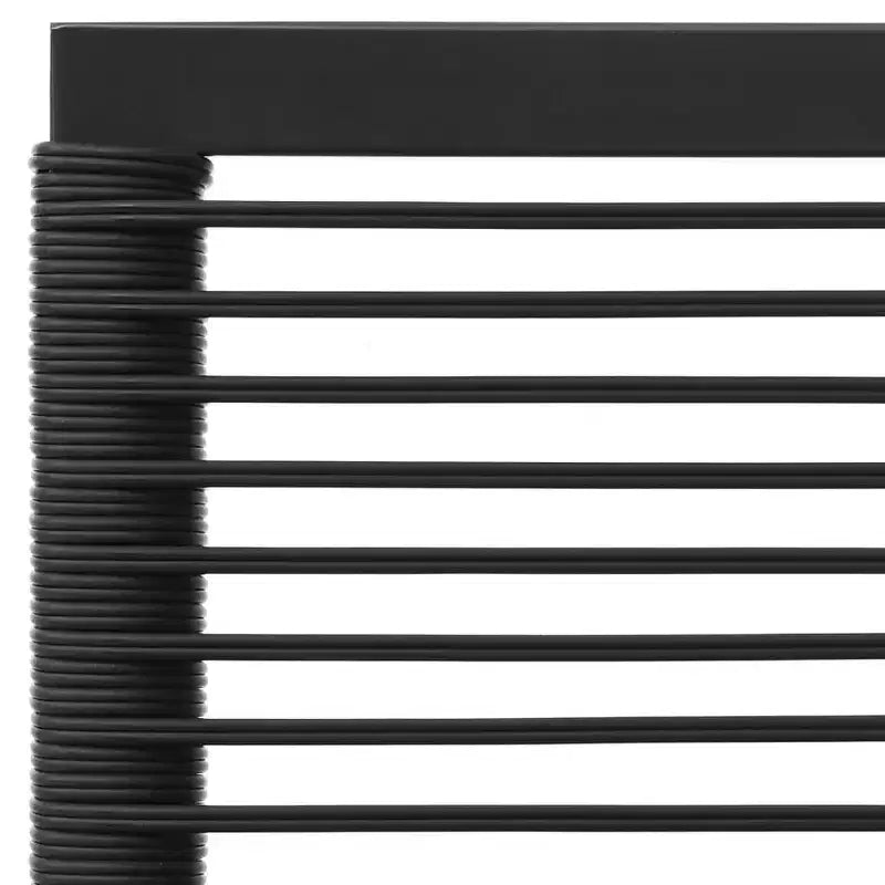 vidaXL Table basse Acier Extérieur Jardin Terrasse Mobilier Patio Moderne